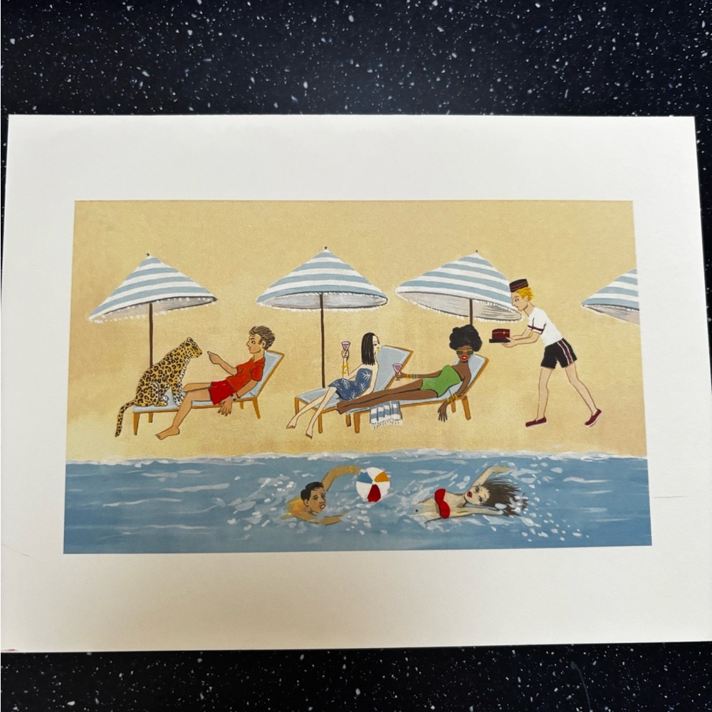 Cartier Summer in the Hamptons Notecard and Envelope Set. Limited Edition - Picture 4 of 7